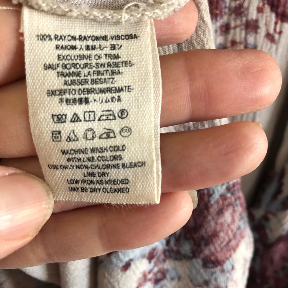 Free People Tree Swing Floral Tunic Dress … - Picture 8 of 8